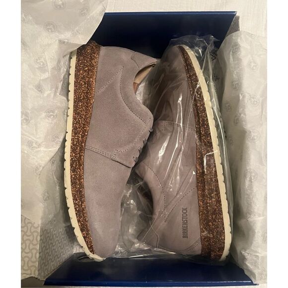 Birkenstock Wrigley Sneakers Gray Suede NEW NIB - Picture 7 of 8